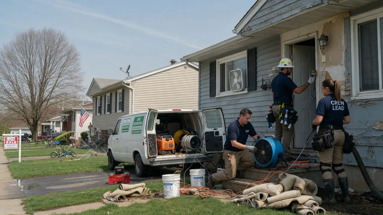 Flood Cleanup in White Heath, IL near me